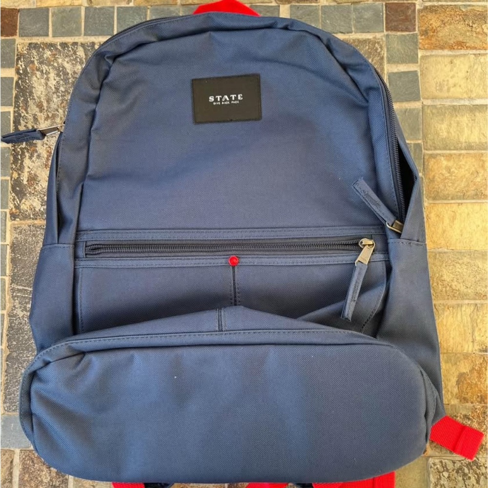 STATE Navy Blue Backpack